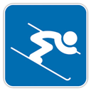 Alpine, Icon, Skiing Icon