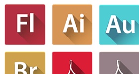 Flats Adobe CS 6 Icons
