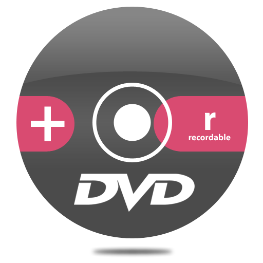 Dvd, Plus, r Icon