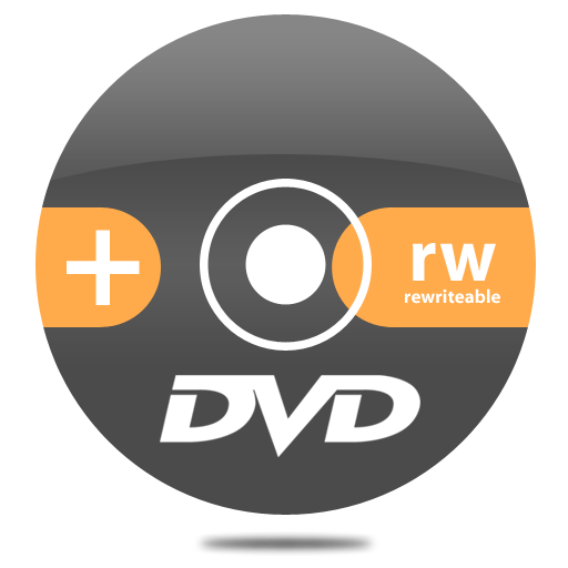 Dvd, Plus, Rw Icon