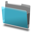 Blue, Labeled Icon