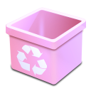 Dsquared, Empty, Pink, Trash Icon