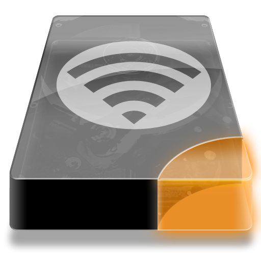 , Drive, Network, Uo, Wlan Icon