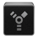 Black, Firewire Icon