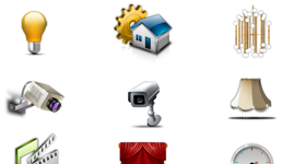House Management Icon Set Icons
