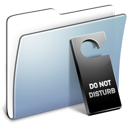 Disturb, Do, Folder, Graphite, Not, Smooth Icon