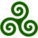 Green, Triskele Icon