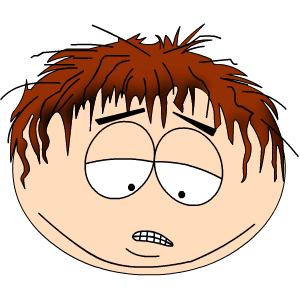 Cartman, Exhausted, Head, Icon Icon