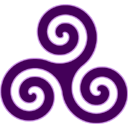 Purple, Triskele Icon