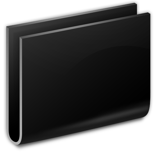 Black, Folder, Generic Icon