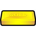 Bar, Gold Icon