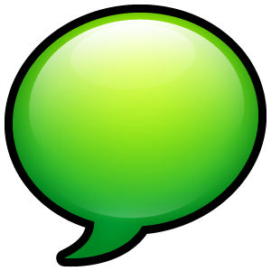 Bubble, Text Icon