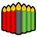 Candles, Kwanzaa Icon