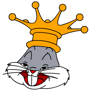 Bugs, Bunny, King Icon