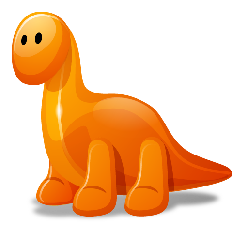 Dino, Orange Icon