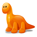 Dino, Orange Icon