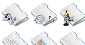 Layered Folders Icons