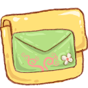 Folder, Green, Hp, Mail Icon