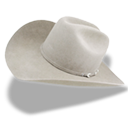 Cowboy, Hat, White Icon