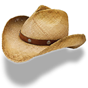 Cowboy, Hat, Straw Icon