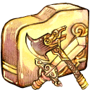 Folder, Swordaxe Icon