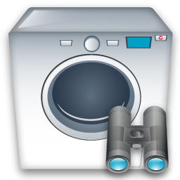 Machine, Search, Washing Icon