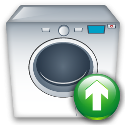 Machine, Up, Washing Icon