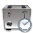 Clock, Toaster Icon
