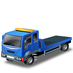 Blue, Recoverytruck Icon