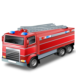 Firetruck, Red Icon