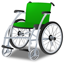 Green, Wheelchair Icon