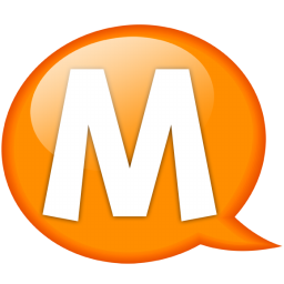 Balloon, m, Orange, Speech Icon