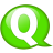 Balloon, Green, q, Speech Icon