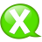 Balloon, Green, Speech, x Icon