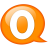 Balloon, o, Orange, Speech Icon