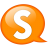 Balloon, Orange, s, Speech Icon