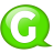 Balloon, g, Green, Speech Icon