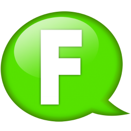 Balloon, f, Green, Speech Icon