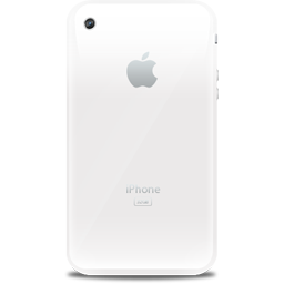 Iphone, Retro, White Icon