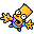 Bart, Reaching, Up Icon