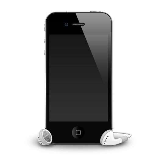 4g, Headphones, Iphone, Shadow Icon