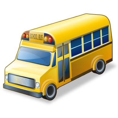Bus, School Icon