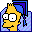 Bart, Folder, Graduate Icon
