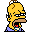 Drooling, Homer Icon