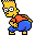 Bart, Mooning Icon