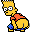 Bart, Mooning Icon