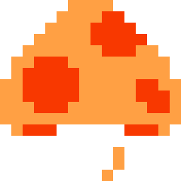Mushroom, Retro, Super Icon