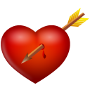 And, Arrow, Heart Icon