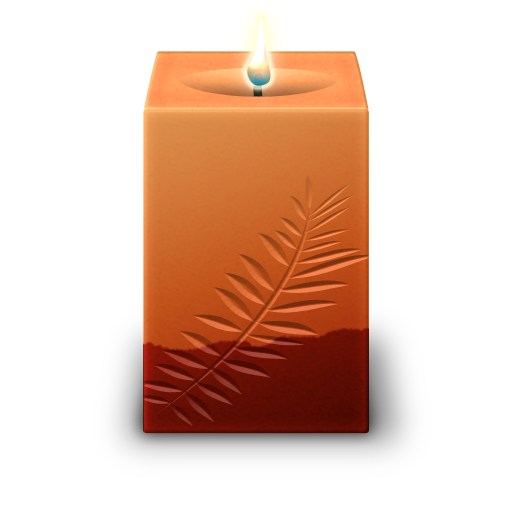 Candle, Square Icon