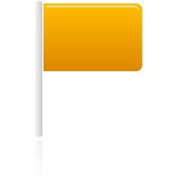 Flag, Yellow Icon